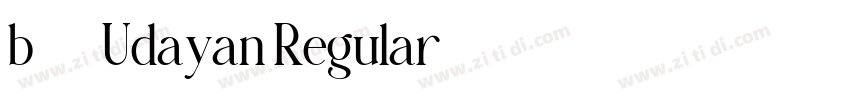 b52 Udayan Regular字体转换 b52 Udayan Regular字体转换